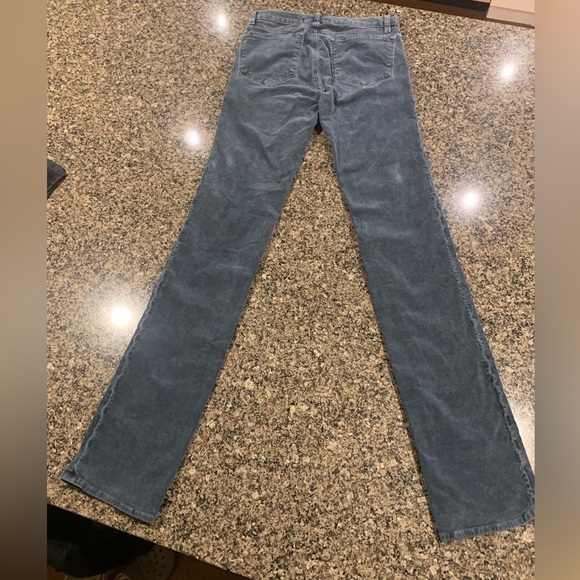 J Brand Blue/Grey corduroy skinny pants Size 27 - Picture 2 of 9